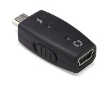 Micro-USB変換アダプタ(mini USB Bタイプ)(通信・充電切替スイッチ付き) HAMIBMCBSW