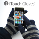 【メール便対応可能】【送料390円】iTouch Gloves/ アイタッチグローブ/iPhone/アイフォン/手袋のまま/グローブ/2011-2012/Stripe/ストライプ/Solid/ソリッド/無地/iTouch Gloves（アイタッチグローブ）【40％OFF】